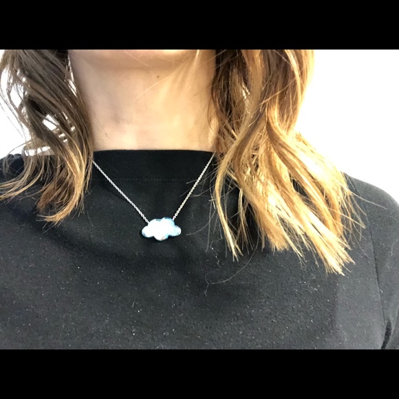 Necklace SWAROVSKI authentic with blue crystal - Picture 4 of 4